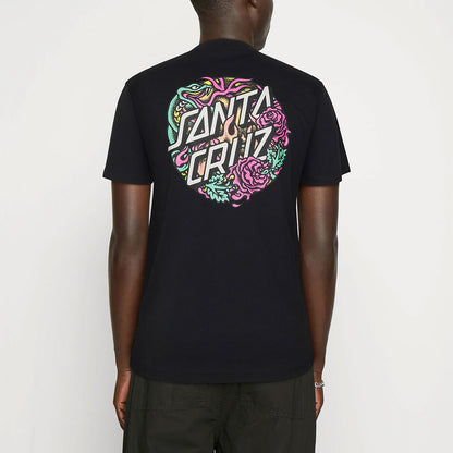 T-shirt a maniche corte Santa Cruz - Dressen Rose crew Tee-Nero