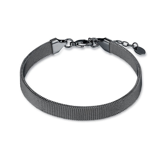 Black Milan chain bracelet - BrandGioielli-Nero