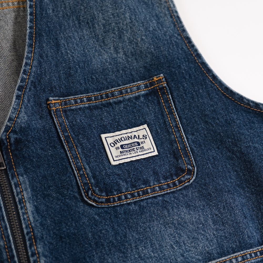 Gilet Guess Originals - Denim Vest -Blu