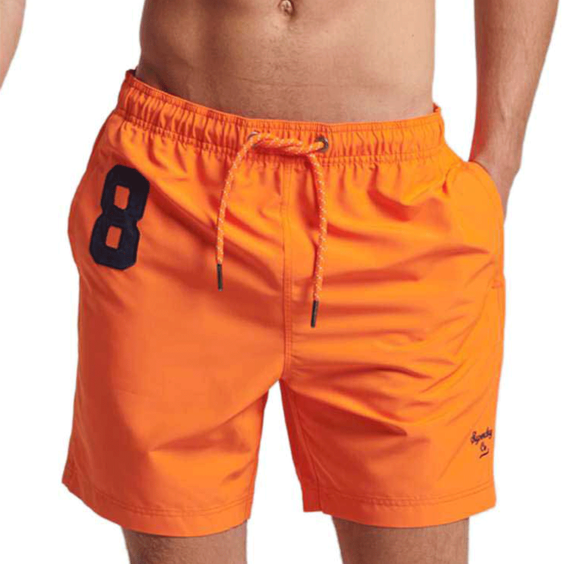 Pantaloncini da bagno Superdry - Vintage Polo Swimshort-Arancione