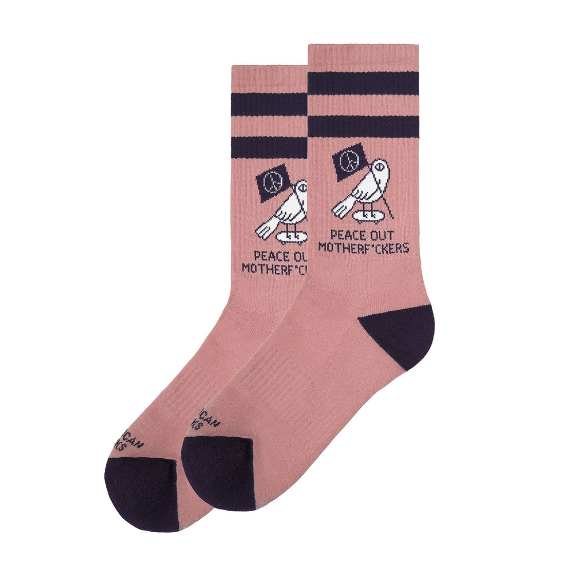 Calzini American Socks - Peace Out-Rosa