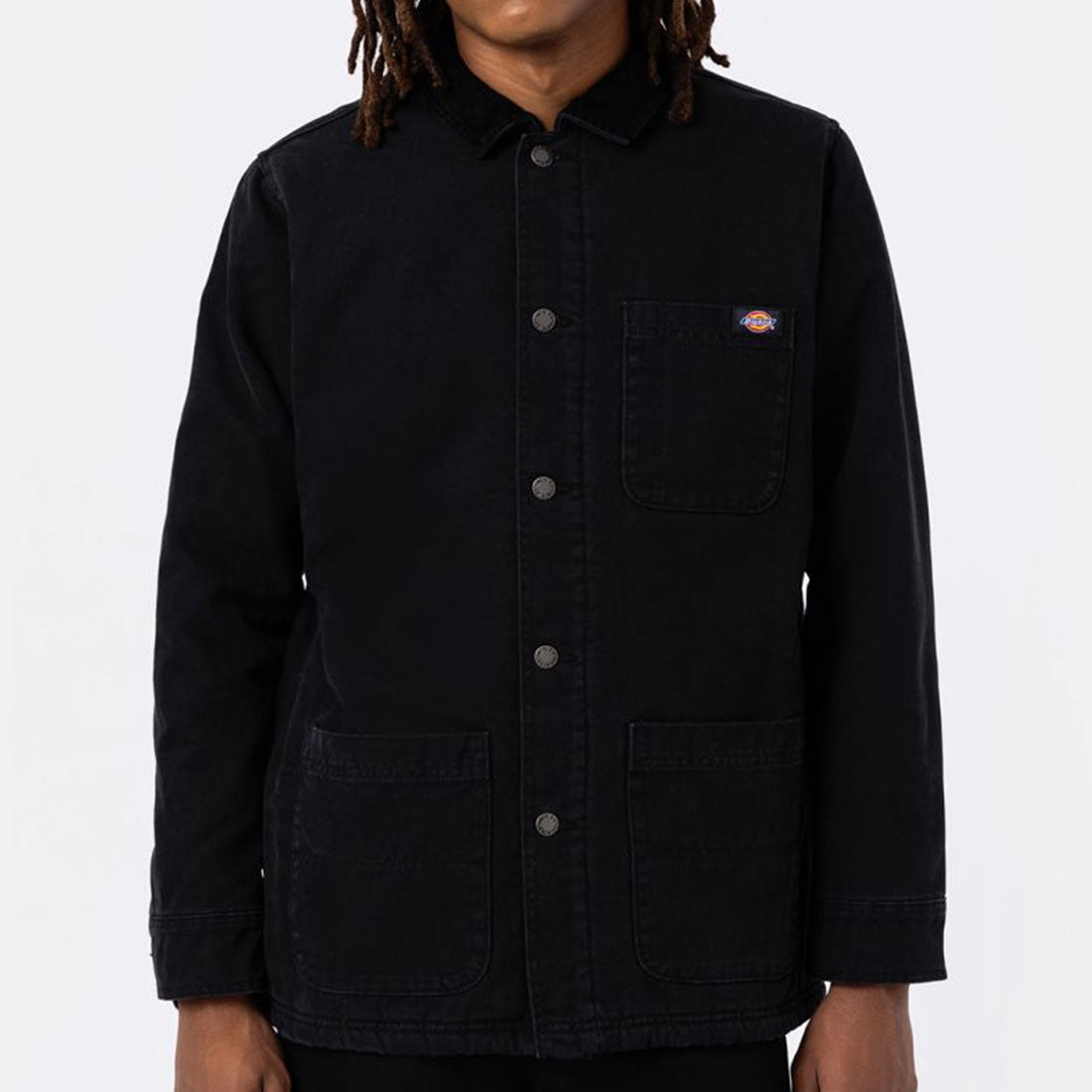 Giacca Dickies - Duck Canvas Chore Jacket-Nero