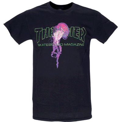 T-shirt a maniche corte Thrasher - Atlantic Drift Tee -Nero