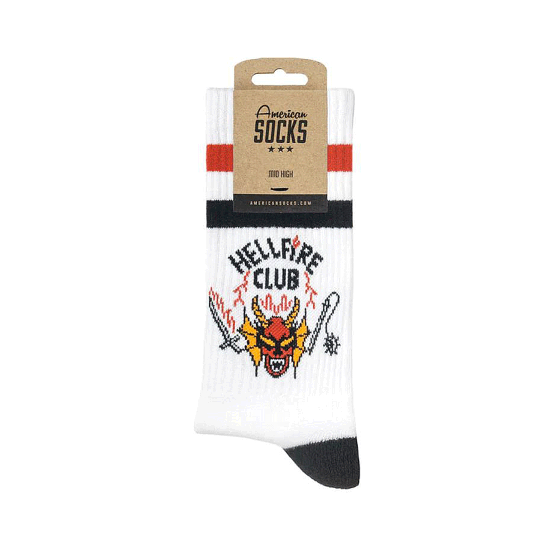 American Socks - Hellfire Club-White