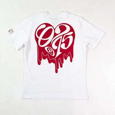 Short sleeve t-shirt 0275 - Heart tee-White