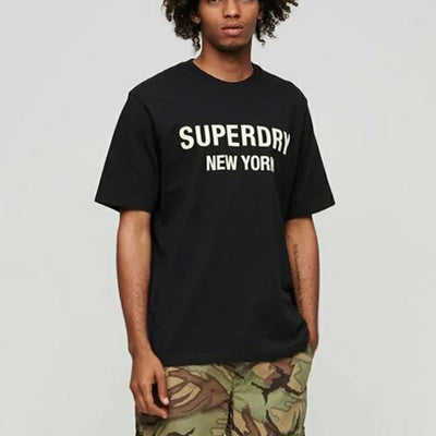 T-shirt a maniche corte Superdry - Luxury Sport Loose Tee-Nero