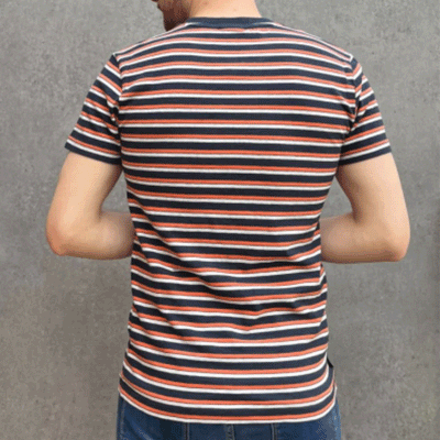 T-shirt a maniche corte Superdry - Vintage Stripe Tee-Multi