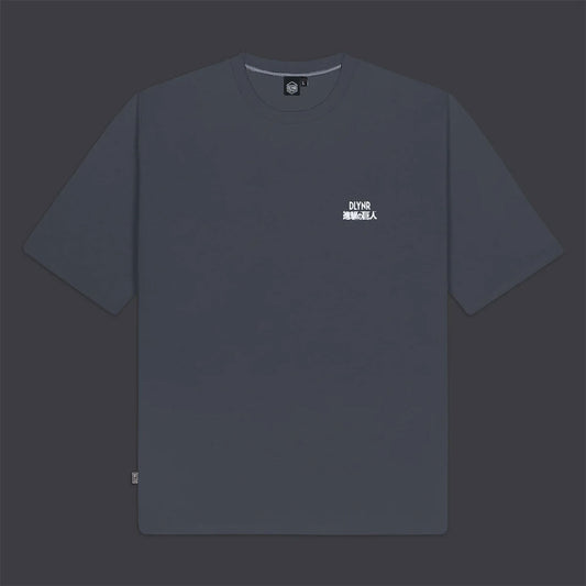 Dolly Noire Short Sleeve T-Shirt - AoT Sketch Over Tee-Grey