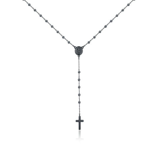 Steel Rosary - BrandGioielli-Black