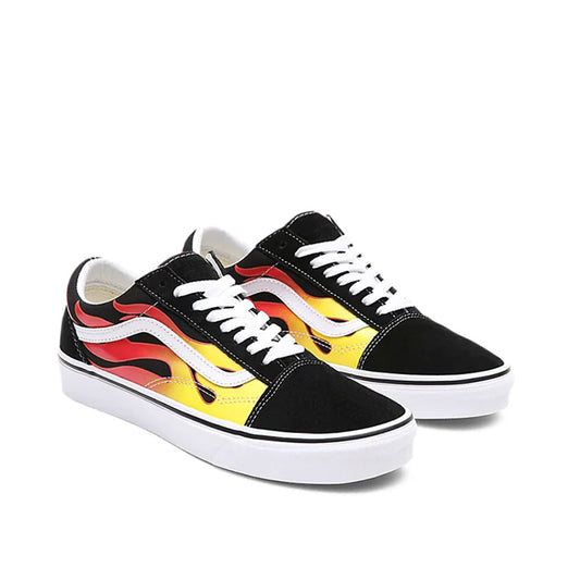 Vans Low Shoes - Old Skool Flame-Black