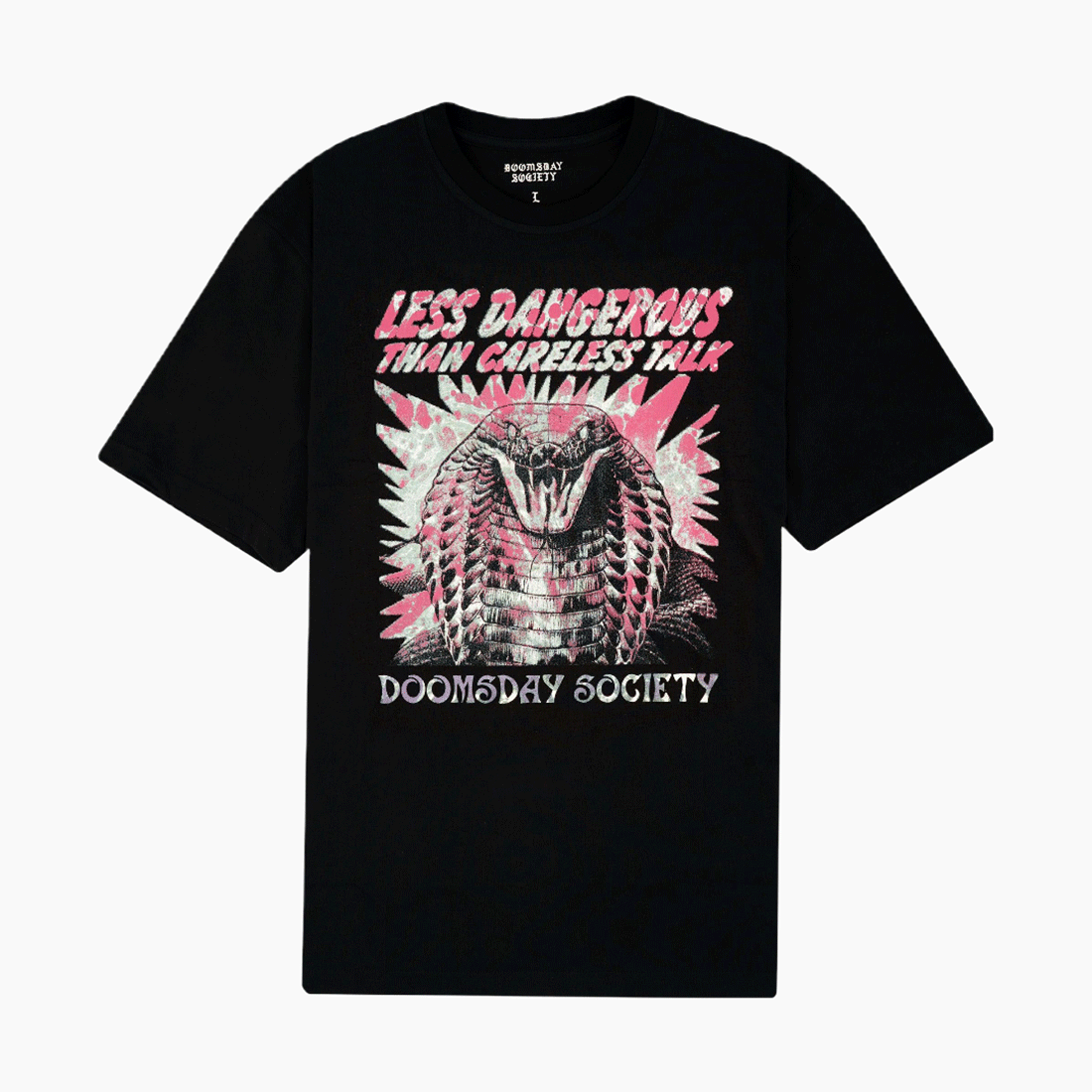 T-shirt a maniche corte Doomsday - Careless tee-Nero