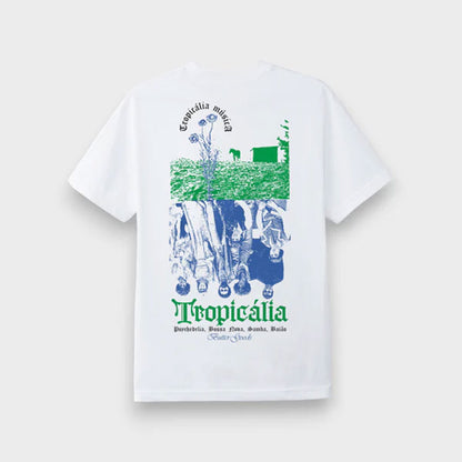 T-shirt a maniche corte Butter Goods - Tropicalia Tee-Bianco