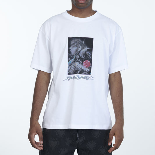 Rassvet Short Sleeve T-Shirt - Dian Liang Tee -White