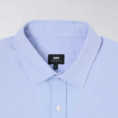 Camicia a maniche lunghe Unisex Edwin - Big-OX Shirt -Blu