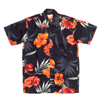 Camicia Hawaiiana Karmakula - Barcellona Black -Nero