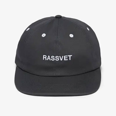 Rassvet Cap - 6-Panel Logo Cap-Black