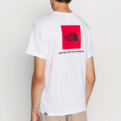 The North Face Short Sleeve T-Shirt - Red Box Tee-White