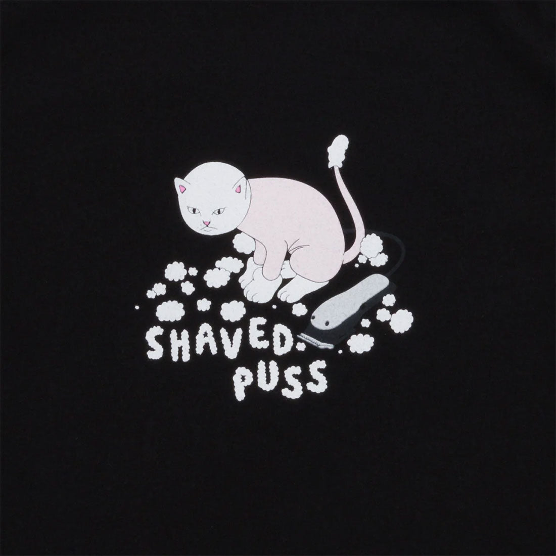 T-shirt a maniche corte Rip n Dip - Shaved Puss Tee-Nero