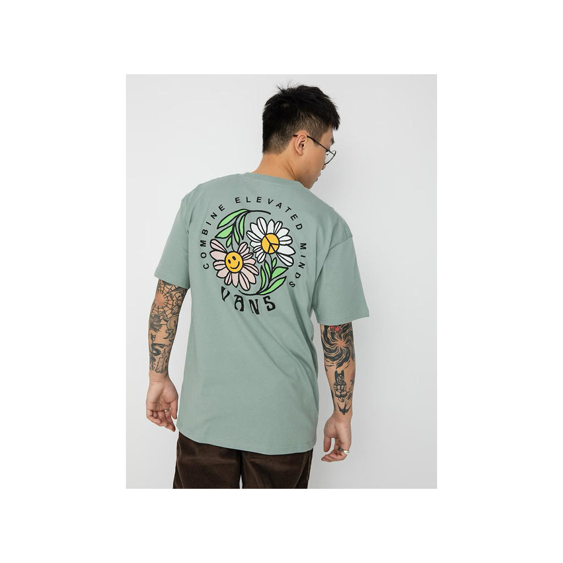 T-shirt a maniche corte Vans - Elevated Minds Tee-Verde