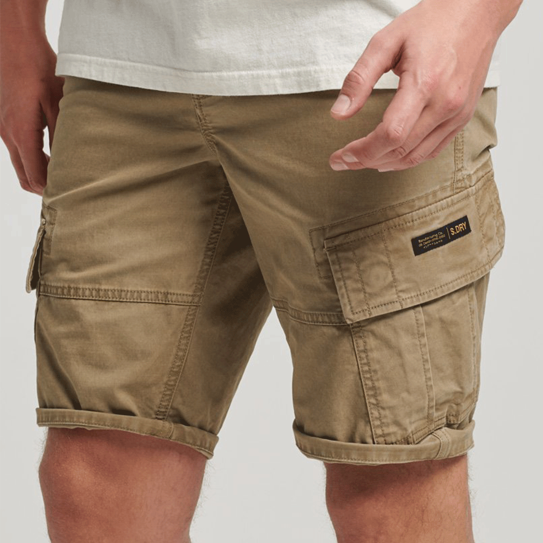 Superdry Shorts - Core Cargo Short - Beige