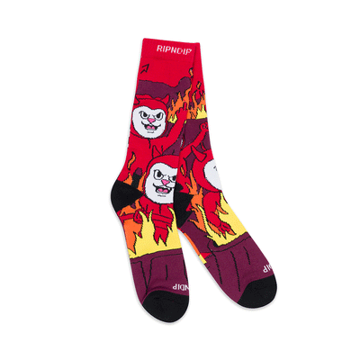 Rip n dip socks - Heaven On Earth -Red