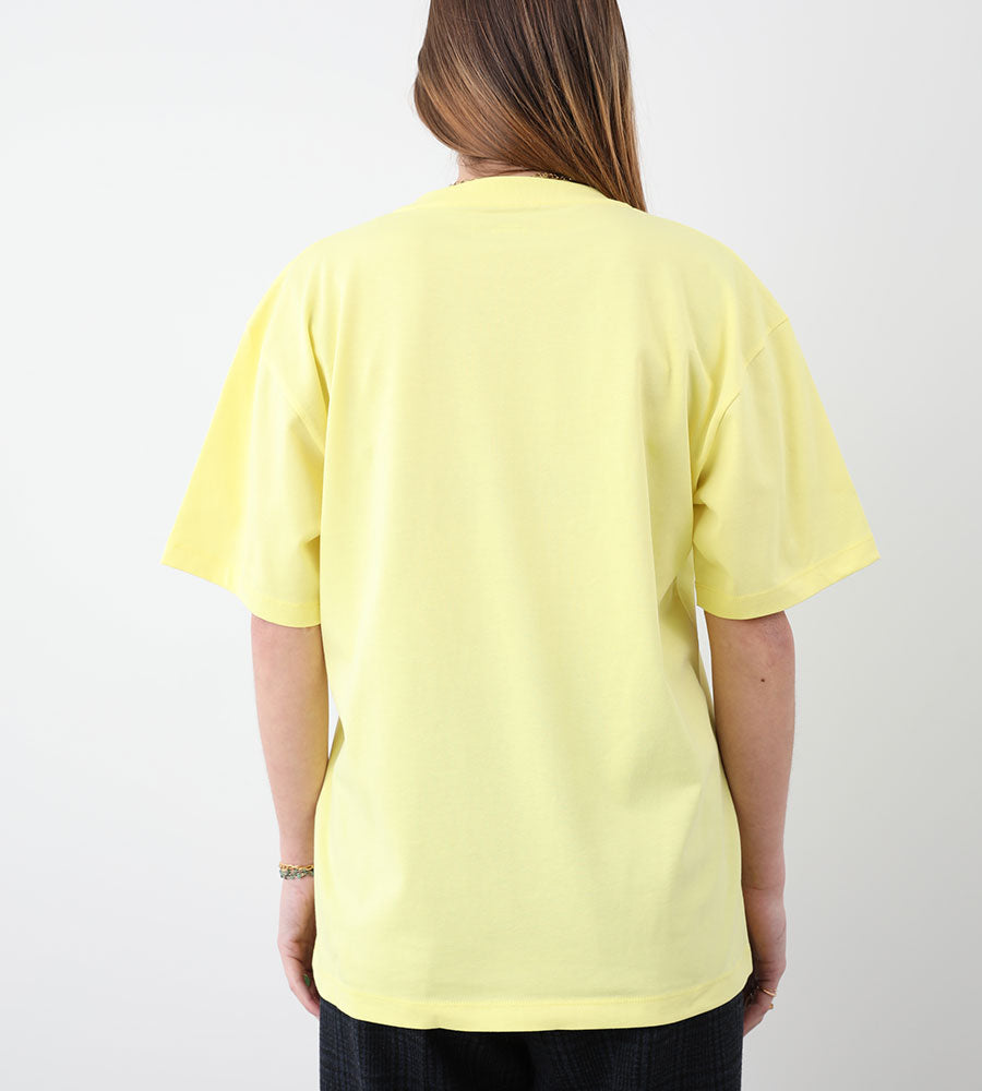 Paccbet (Rassvet) short sleeve t-shirt - Teeth Tee -Yellow