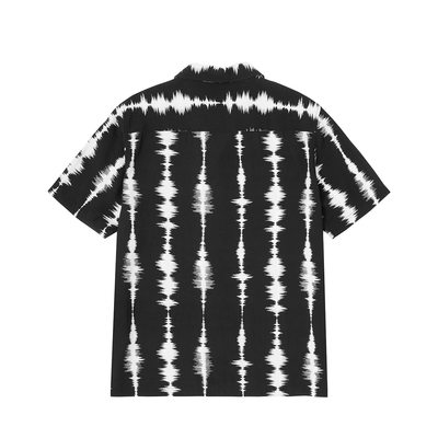 Camicia a maniche corte Huf - Seismogram Resort Shirt-Nero