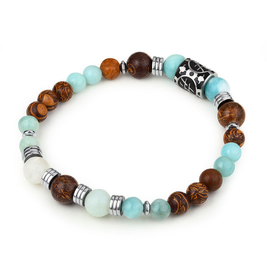 Amazonite and Turquoise bracelet - BrandGioielli-Turquoise