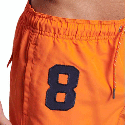Pantaloncini da bagno Superdry - Vintage Polo Swimshort-Arancione