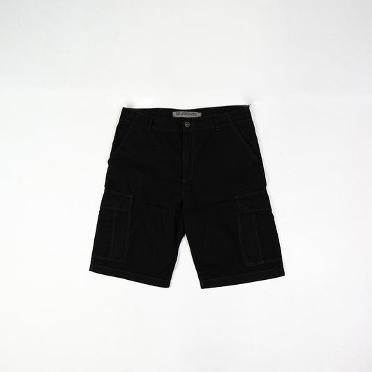 Blue Skin Ripstop Shorts - Cargo C Shorts-Black