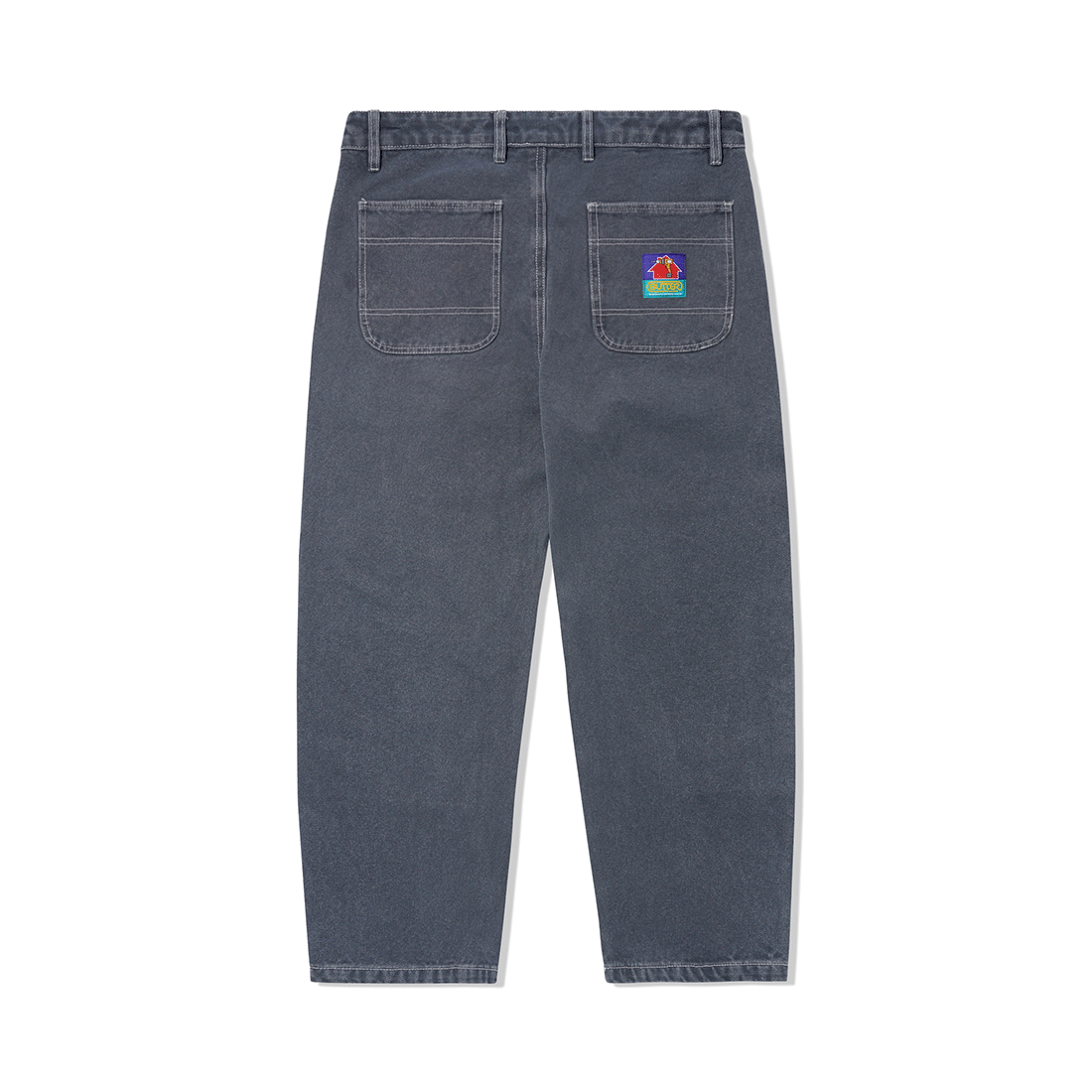 Pantaloni Butter Goods - Washed Canvas Double Knee Pant-Grigio