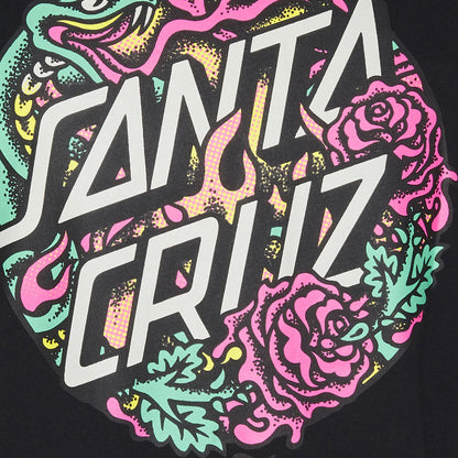 T-shirt a maniche corte Santa Cruz - Dressen Rose crew Tee-Nero