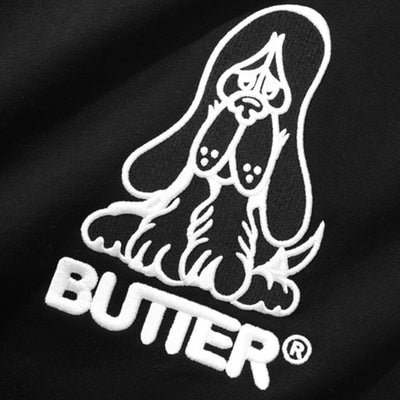 Butter Goods Hoodie - Hound Emb Hoodie-Black