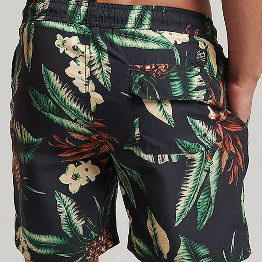 Pantaloncini da bagno Superdry - Hawaiian Swimshort-Blu