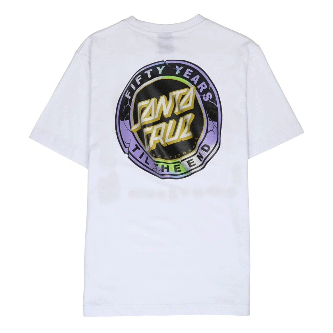 T-shirt a maniche corte Santa Cruz - 50th TTE Dot Tee -Bianco