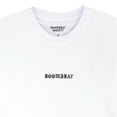 T-shirt a maniche corte Doomsday Society - NMS Tee-Bianco