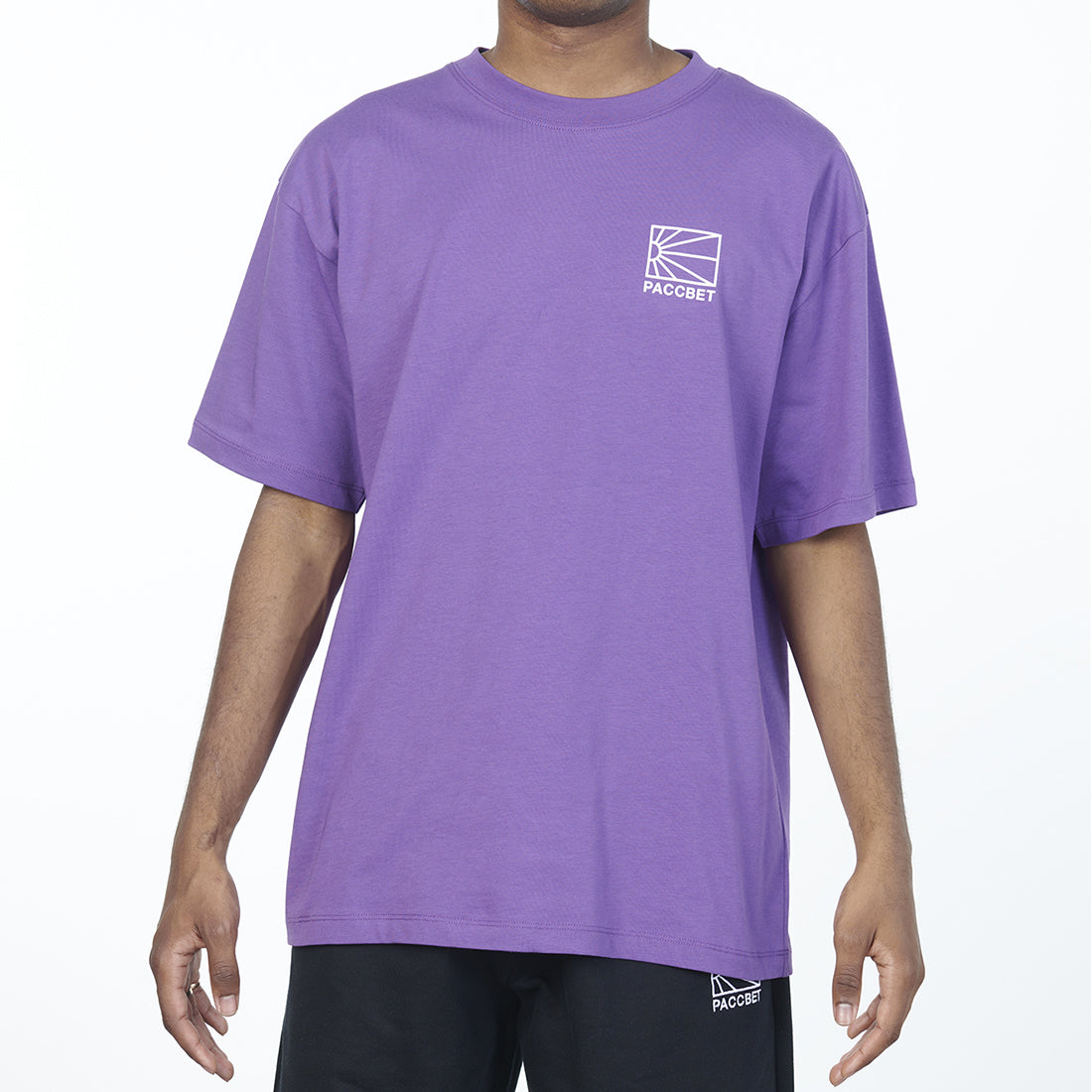 Rassvet Short Sleeve T-Shirt - Logo Tee -Purple