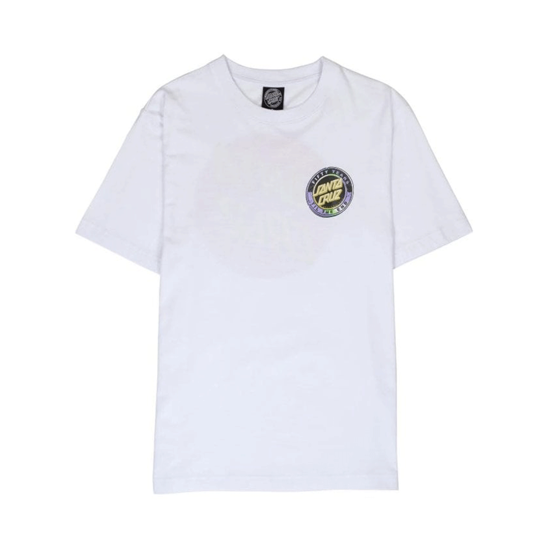 T-shirt a maniche corte Santa Cruz - 50th TTE Dot Tee -Bianco