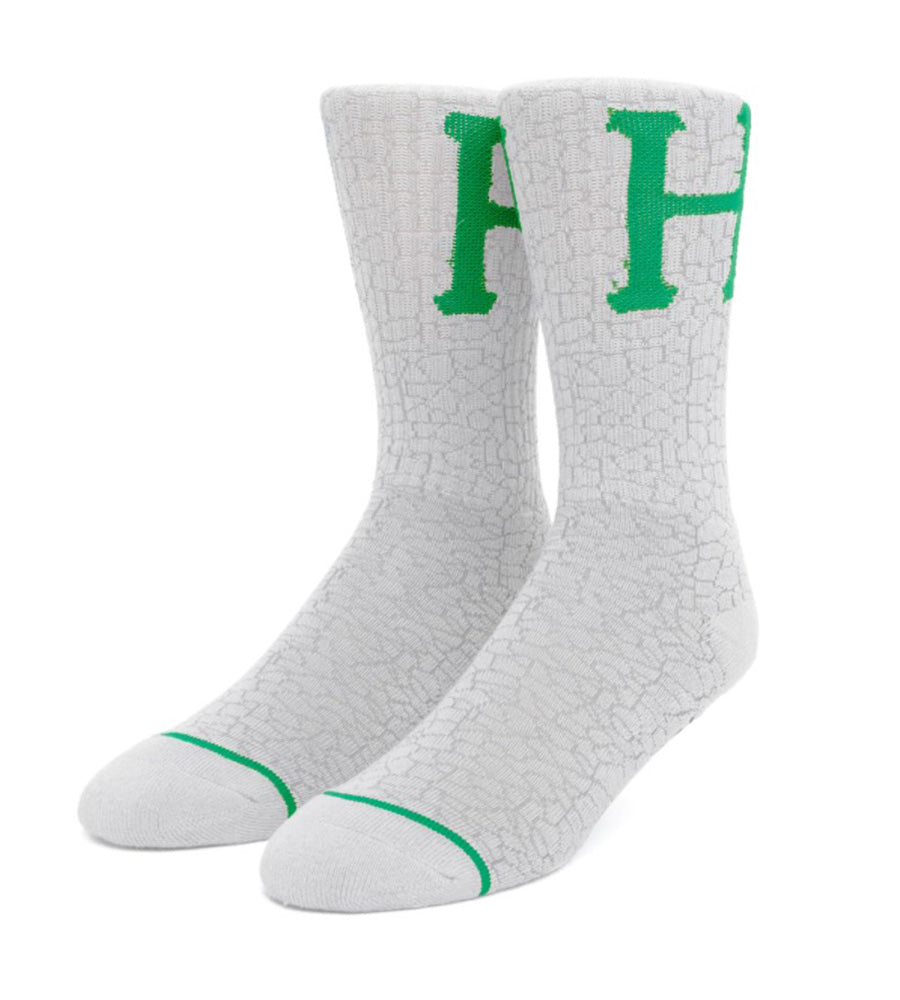 Quake Classic H Socks-Bianco