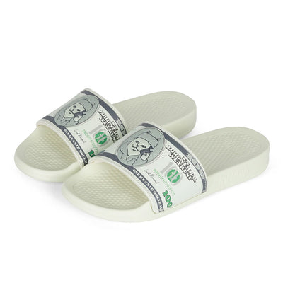 Rip n dip slippers - Money bag Slides-Green