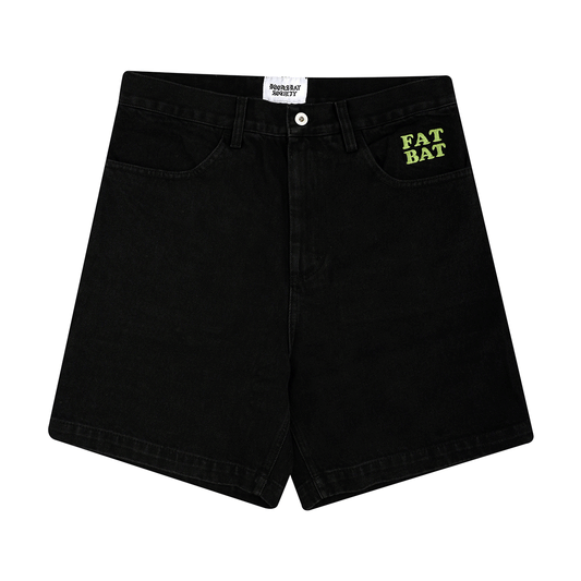 Doomsday Shorts - Fat Bat Shorts-Black