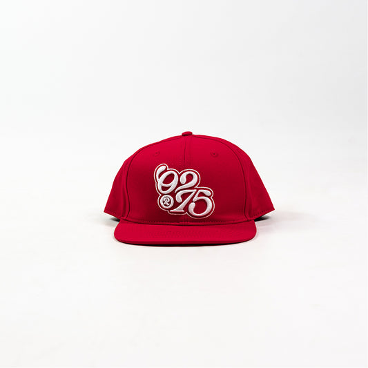 Embroidered logo cap 0275 - Snapback-Red