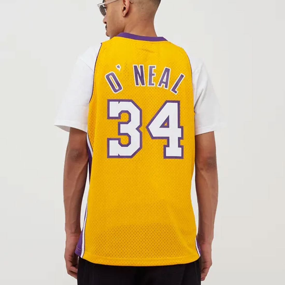 Mitchell &amp; Ness Tank Top - Swingman Jersey O'Neal Lakers-Yellow