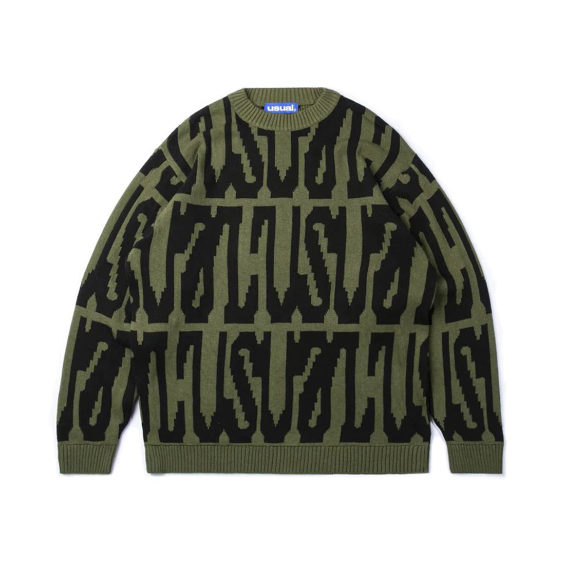 Maglione Usual - Digi Sweater -Verde