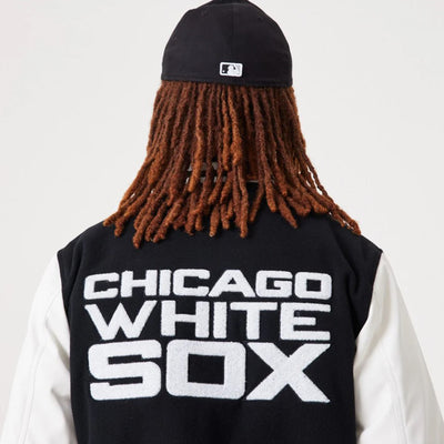 Giacca college New Era - Varsity Jacket Chicago White Sox -Nero