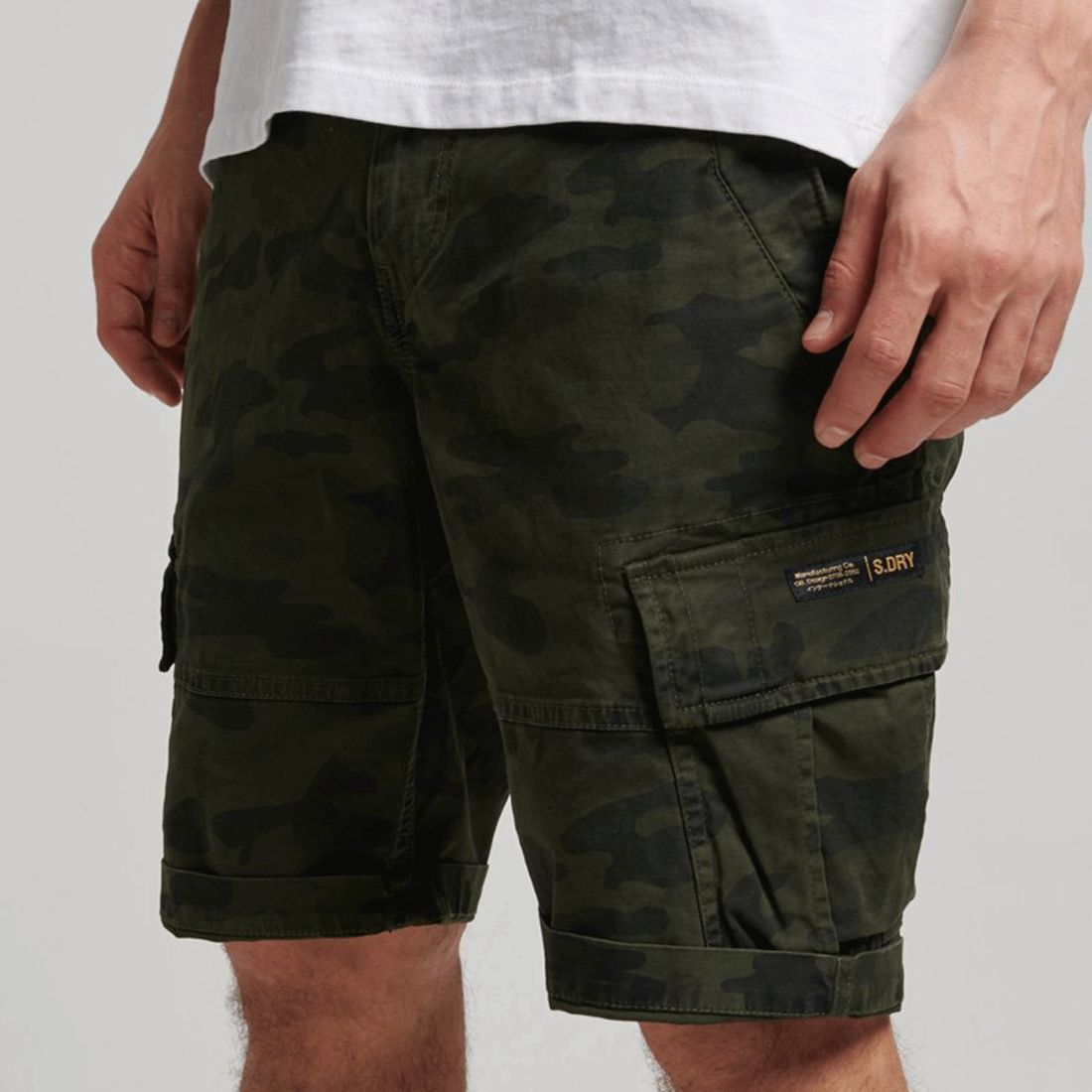 Superdry Shorts - Core Cargo Short - Camo